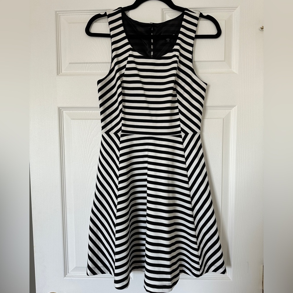 Express Striped Sleeveless Dresss